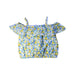 A Blue Sleeveless Tops from Janie & Jack in size 8Y for girl. (Front View)