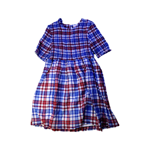 A Blue Long Sleeve Dresses from Seed in size 9Y for girl. (Front View)