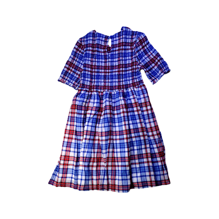 A Blue Long Sleeve Dresses from Seed in size 9Y for girl. (Back View)