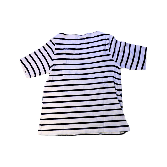 A White Short Sleeve Tops from Petit Bateau in size 8Y for girl. (Back View)