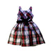 A Red Sleeveless Dresses from Polo Ralph Lauren in size 6T for girl. (Back View)