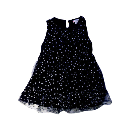 A Navy Sleeveless Dresses from Crewcuts in size 2T for girl. (Front View)
