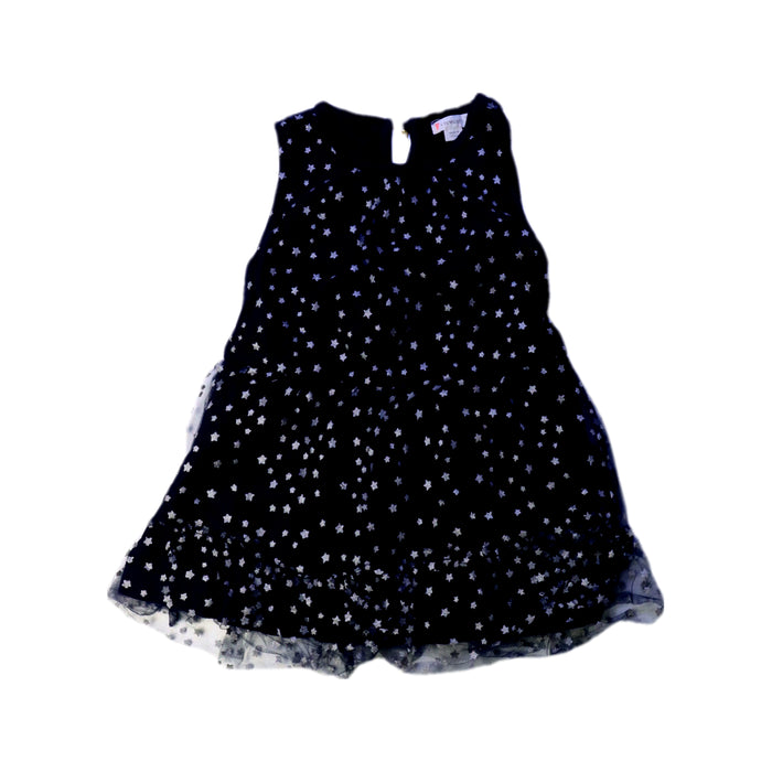 A Navy Sleeveless Dresses from Crewcuts in size 2T for girl. (Front View)