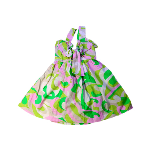 A Green Sleeveless Dresses from Panco in size 3T for girl. (Front View)