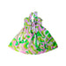 A Green Sleeveless Dresses from Panco in size 3T for girl. (Front View)
