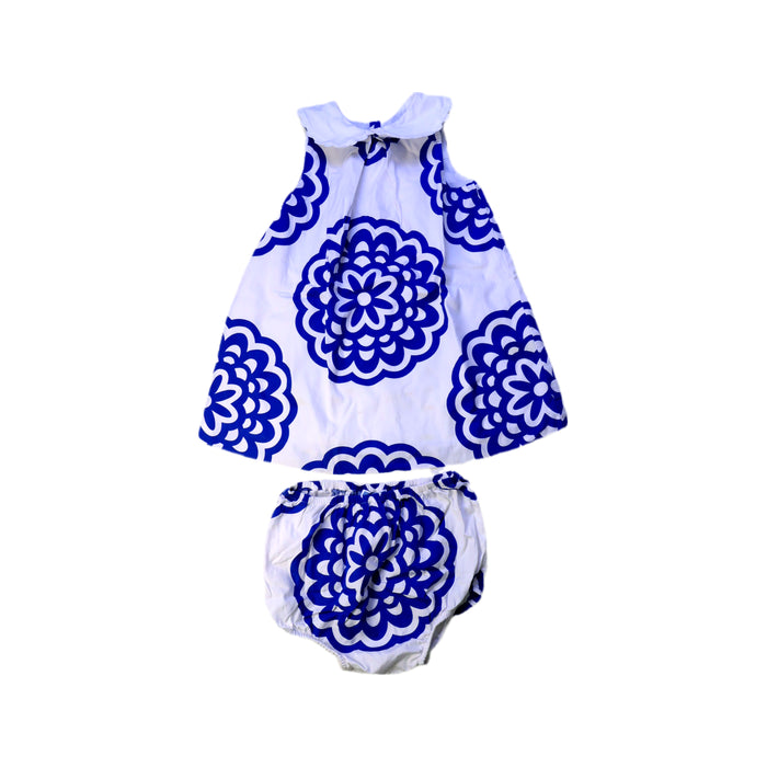 A Blue Shorts Sets from Jacadi in size 3T for girl. (Front View)