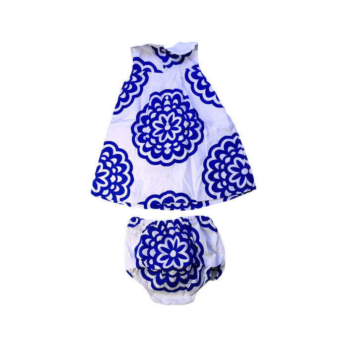 A Blue Shorts Sets from Jacadi in size 3T for girl. (Back View)