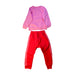 A Pink Pants Sets from Adidas in size 2T for girl. (Back View)