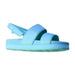 A Blue Sandals from Reef in size 18-24M for girl. (Front View)
