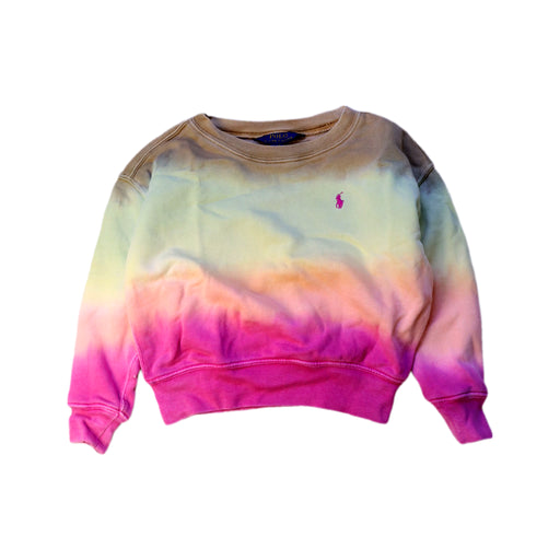 A Multicolour Crewneck Sweatshirts from Polo Ralph Lauren in size 4T for girl. (Front View)