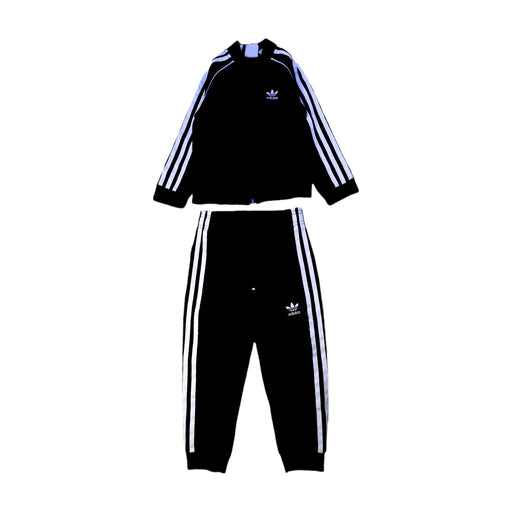 A Black Pants Sets from Adidas in size 3T for boy. (Front View)