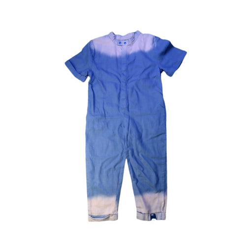 A Blue Short Sleeve Jumpsuits from Omamimini in size 4T for neutral. (Front View)
