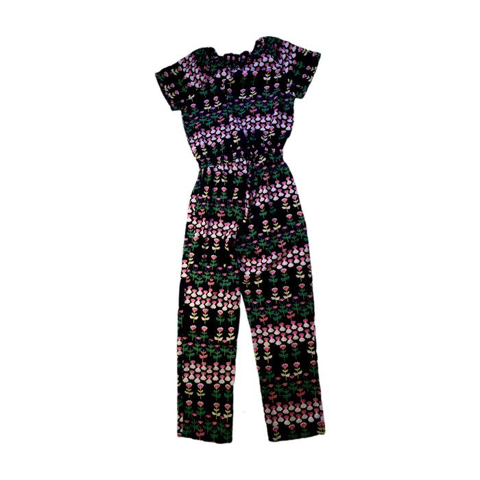 A Black Short Sleeve Jumpsuits from Crewcuts in size 10Y for girl. (Back View)