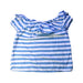 A Blue Short Sleeve Tops from Seed in size 8Y for girl. (Back View)