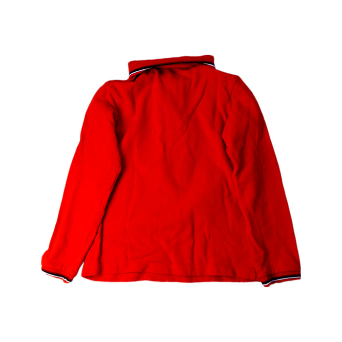 A Red Long Sleeve Polos from Jacadi in size 6T for boy. (Back View)
