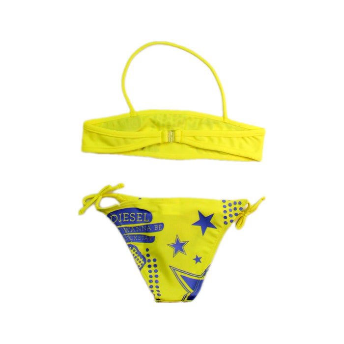 A Yellow Bikinis from Diesel in size 6T for girl. (Back View)