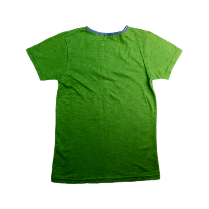 A Green Short Sleeve Tops from Ragmart in size 8Y for girl. (Back View)