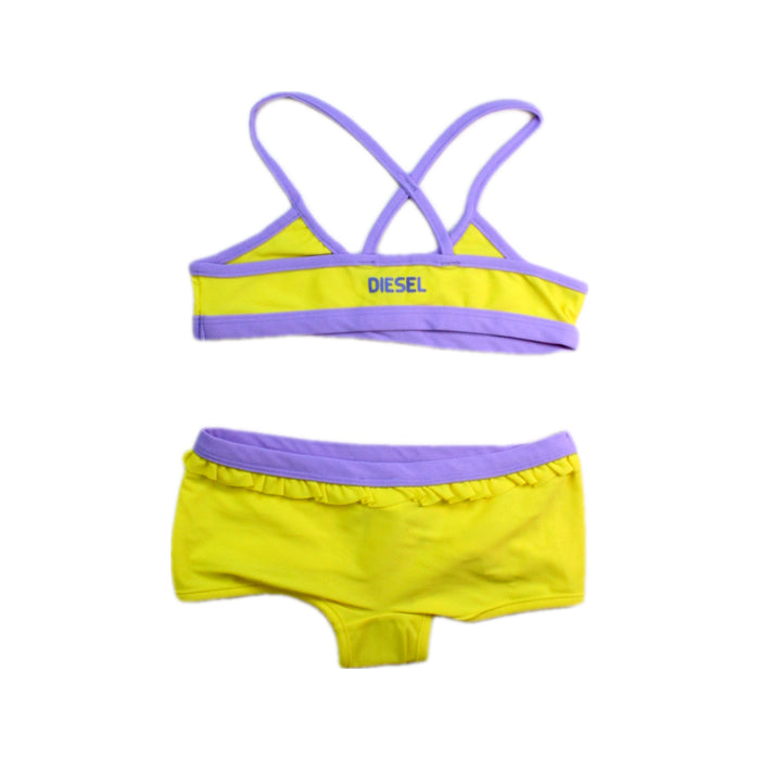 A Yellow Bikinis from Diesel in size 6T for girl. (Back View)