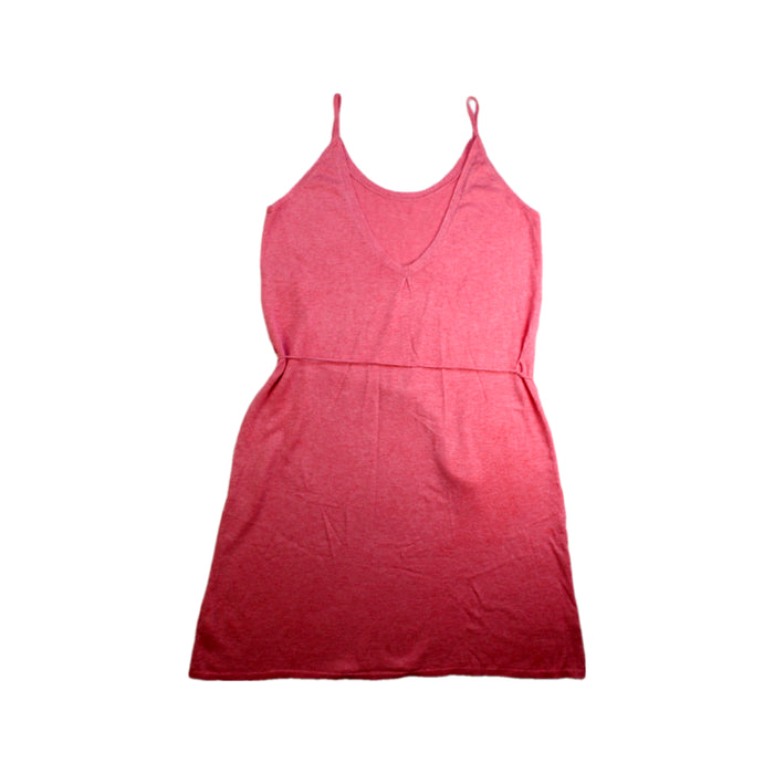 A Pink Sleeveless Dresses from Excuse My French in size 10Y for girl. (Back View)