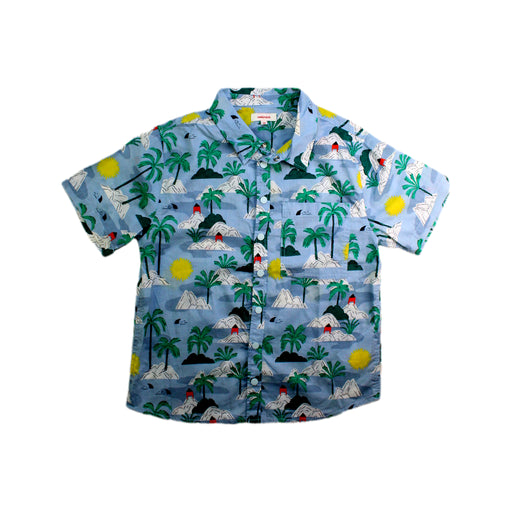 A Blue Short Sleeve Shirts from Catimini in size 10Y for boy. (Front View)