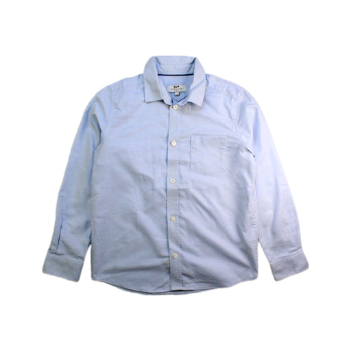 A Blue Long Sleeve Shirts from Cyrillus in size 8Y for boy. (Front View)