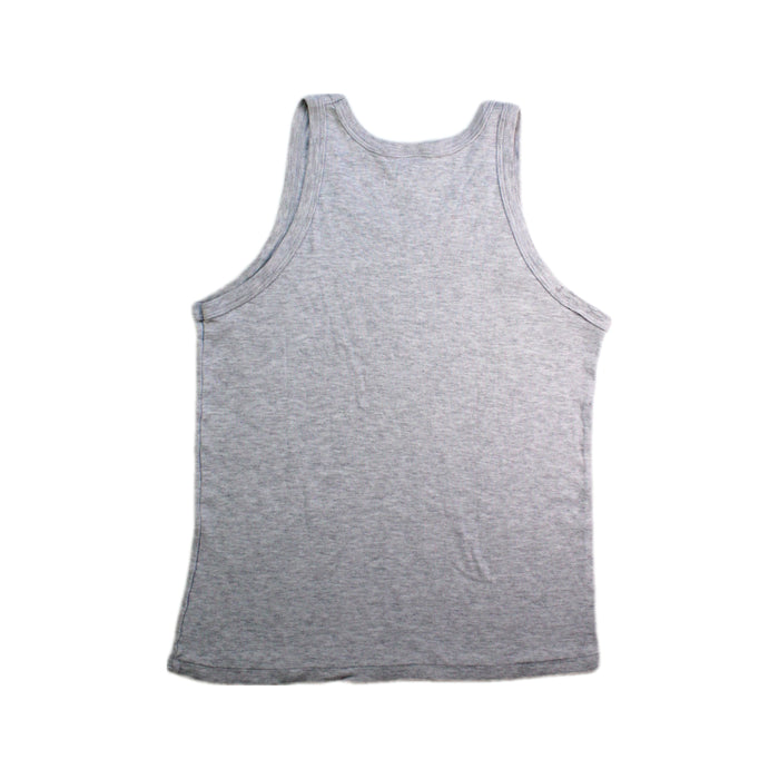 A Grey Sleeveless T Shirts from Petit Bateau in size 12Y for boy. (Back View)