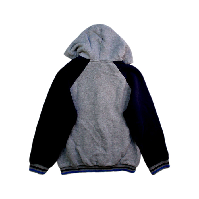 A Grey Hooded Sweatshirts from Petit Bateau in size 8Y for boy. (Back View)