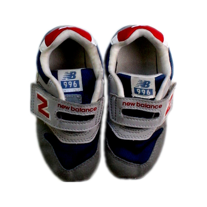 A Grey Sneakers from New Balance in size 3T for boy. (Back View)