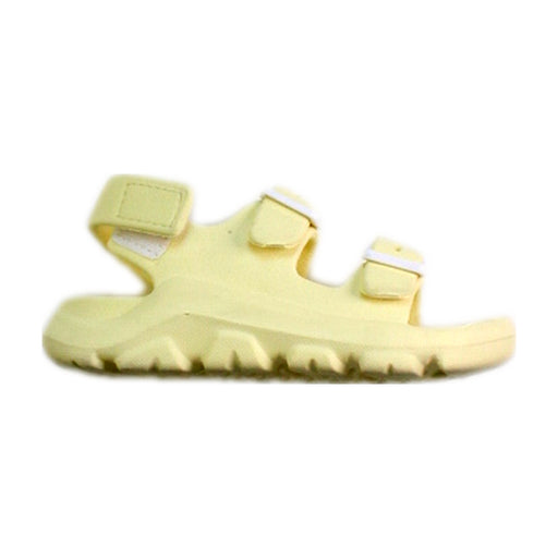 A Yellow Sandals from Petit Main in size 4T for neutral. (Front View)