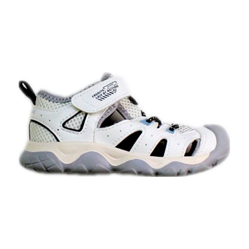 A White Sandals from Dr. Kong in size 18-24M for boy. (Front View)