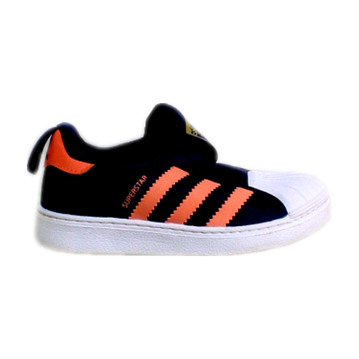 A Navy Sneakers from Adidas in size 12-18M for girl. (Front View)