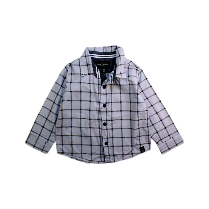 A White Long Sleeve Shirts from Kenneth Cole in size 18-24M for boy. (Front View)