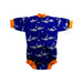 A Blue Floatsuits from Splash About in size 12-18M for boy. (Back View)