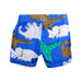 A Blue Shorts from Seed in size 2T for boy. (Back View)