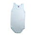 A White Sleeveless Bodysuits from Petit Bateau in size 18-24M for boy. (Front View)