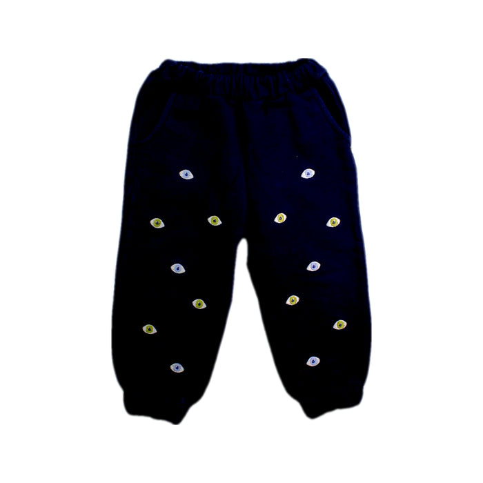 A Black Sweatpants from Oeuf in size 18-24M for boy. (Front View)