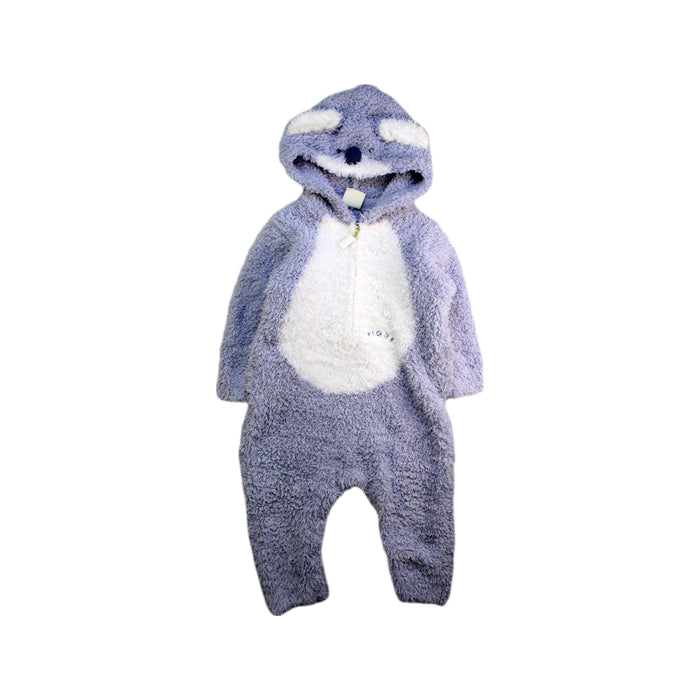 A Purple Long Sleeve Rompers from Gelato Pique in size 12-18M for neutral. (Front View)