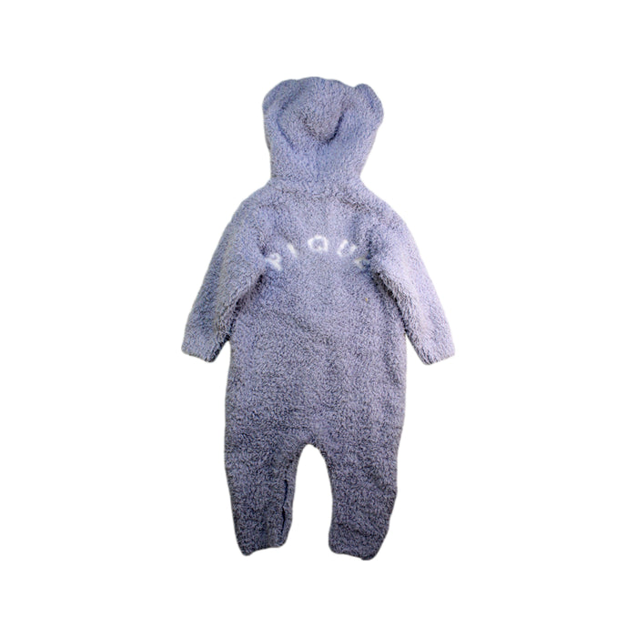 A Purple Long Sleeve Rompers from Gelato Pique in size 12-18M for neutral. (Back View)