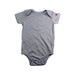 A Grey Short Sleeve Bodysuits from Champion in size 12-18M for neutral. (Front View)