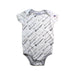 A White Short Sleeve Bodysuits from Champion in size 12-18M for boy. (Front View)