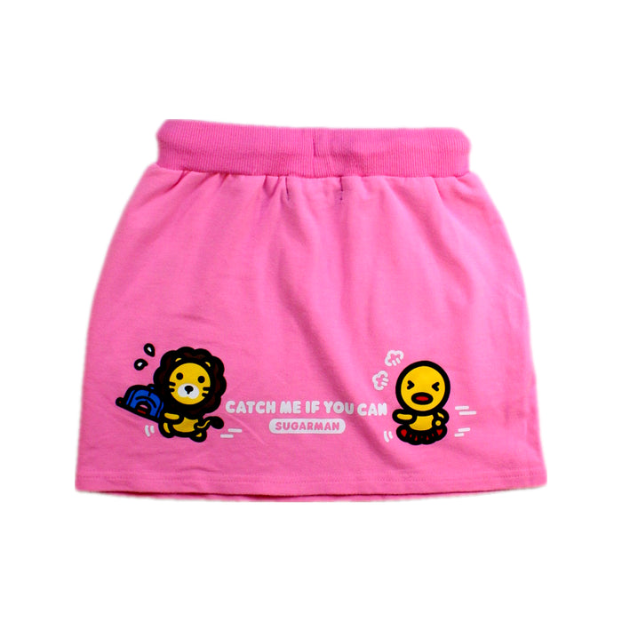 A Pink Short Skirts from Sugarman in size 3T for girl. (Back View)