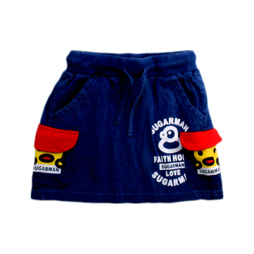 A Blue Short Skirts from Sugarman in size 3T for girl. (Front View)