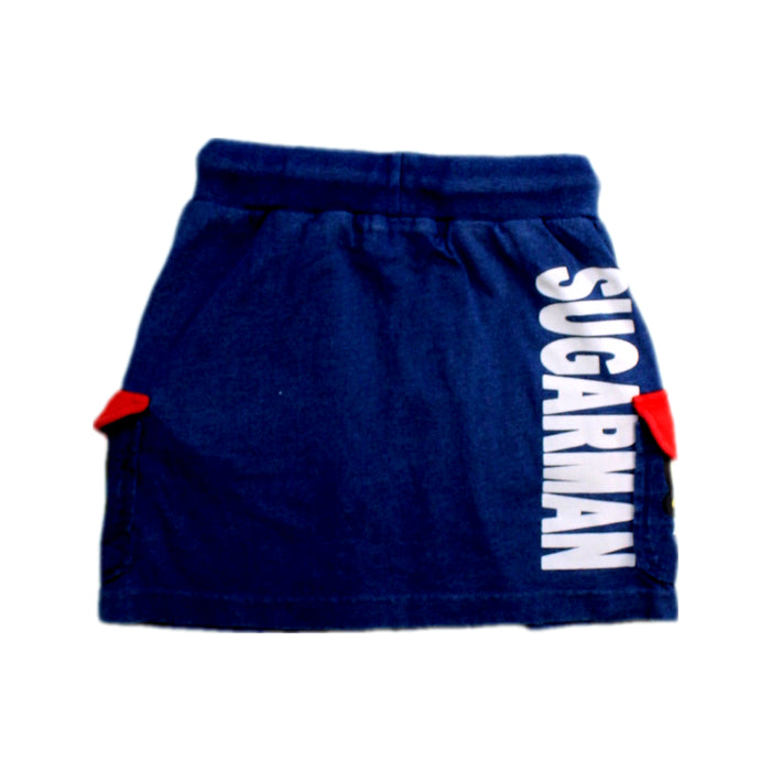 A Blue Short Skirts from Sugarman in size 3T for girl. (Back View)