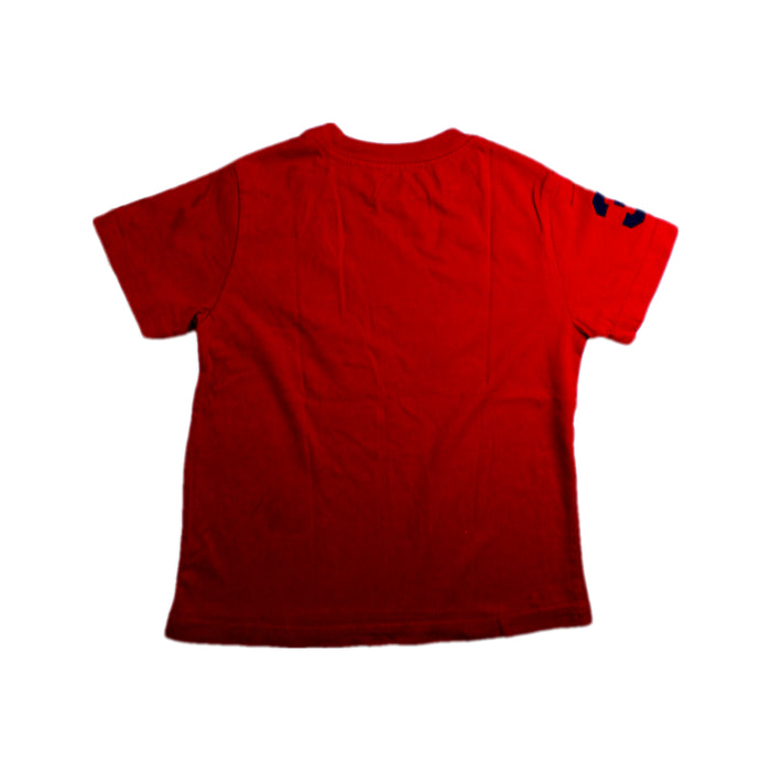 A Red Short Sleeve T Shirts from Polo Ralph Lauren in size 3T for boy. (Back View)