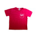 A Red Short Sleeve T Shirts from BAPE KIDS in size 5T for girl. (Front View)