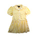 A Yellow Short Sleeve Dresses from Polo Ralph Lauren in size 4T for girl. (Front View)