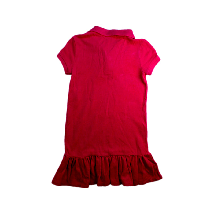 A Pink Short Sleeve Dresses from Polo Ralph Lauren in size 3T for girl. (Back View)