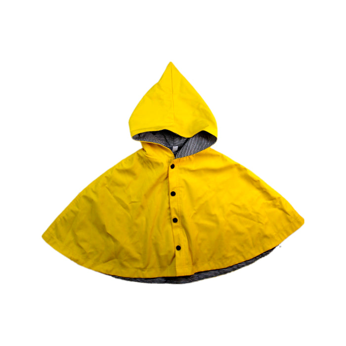 A Yellow Capes & Ponchos from Petit Bateau in size 3T for neutral. (Front View)