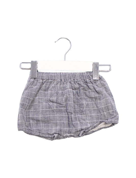 A Blue Shorts from Seed in size 3-6M for boy. (Front View)