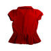 A Red Short Sleeve Polos from Polo Ralph Lauren in size 4T for girl. (Back View)